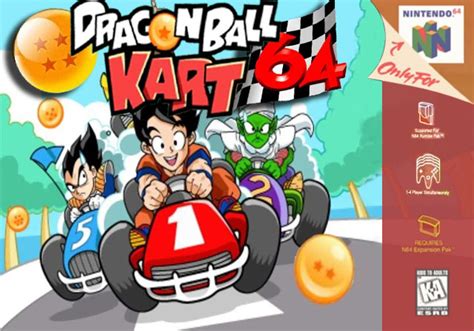 Elige a uno de los personajes de dragon ball, son goku, picollo, vegeta o mr. Dragon Ball Kart 64 Details - LaunchBox Games Database