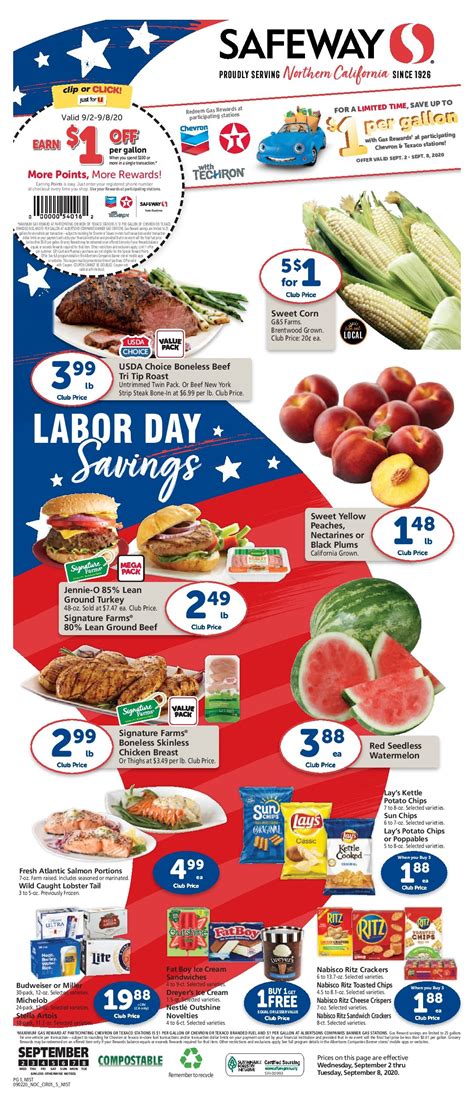 Prime members save even more, 10% off select sales and more. Safeway Grocery Ad 9/2/2020 - 9/8/2020 Next Week Preview ...
