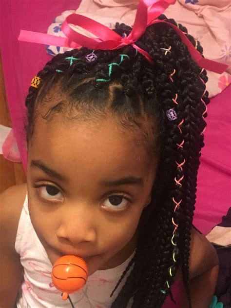You can also make use of rubber bands by wrapping rubber bands together on a tennis ball and use it for erasing pencil marks. Kids rubber band method box braids #rubberbandboxbraids in ...