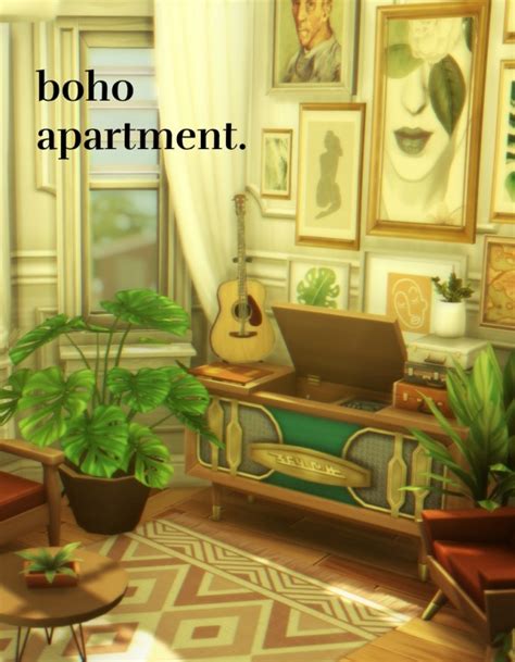 Boho Apartment At A Winged Llama Sims 4 Updates