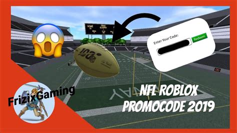 HOW TO GET NFL ROBLOX PROMOCODE 2019 YouTube