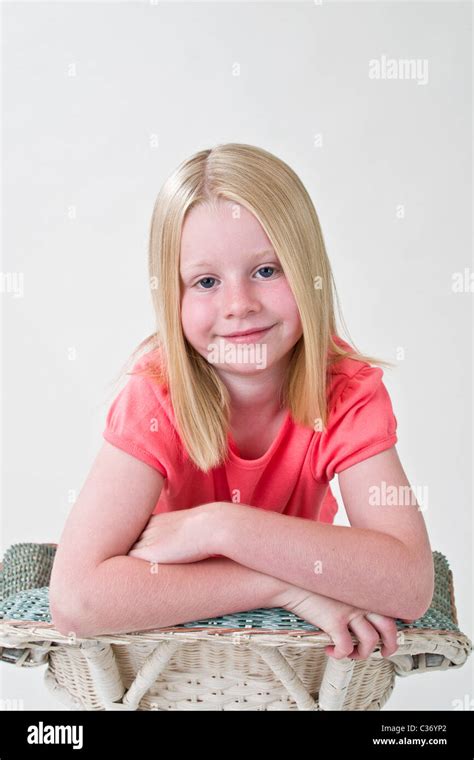 Young Girl Smiling 5 6 Year Old Girl Mr © Myrleen Pearson Stock Photo