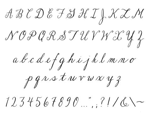 Calligraphy Alphabet Font Script Beautiful Handwriting Fonts Fonts Alphabet Handwriting Fonts