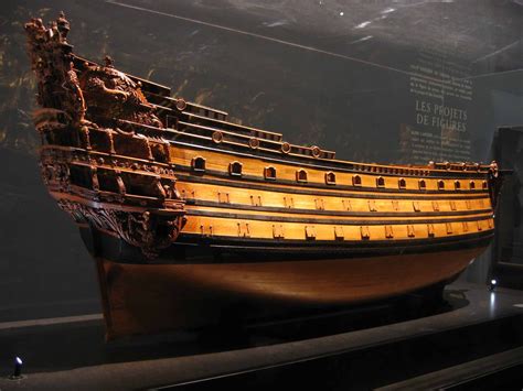 Ship Model Soleil Royal In The Musee De La Marine Paris Model