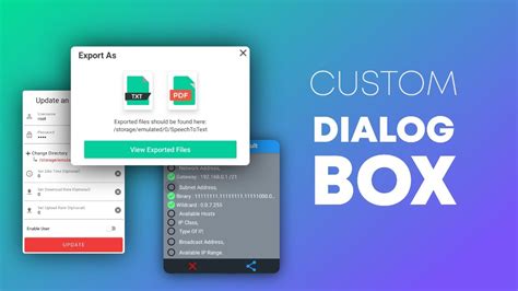 Android Custom Dialog Customize A Popup Dialog Box Android Studio