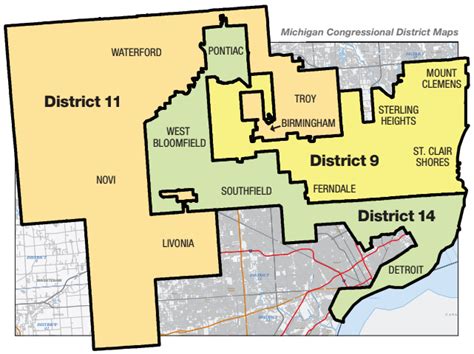 Map Of Michigan Congressional Districts 2018