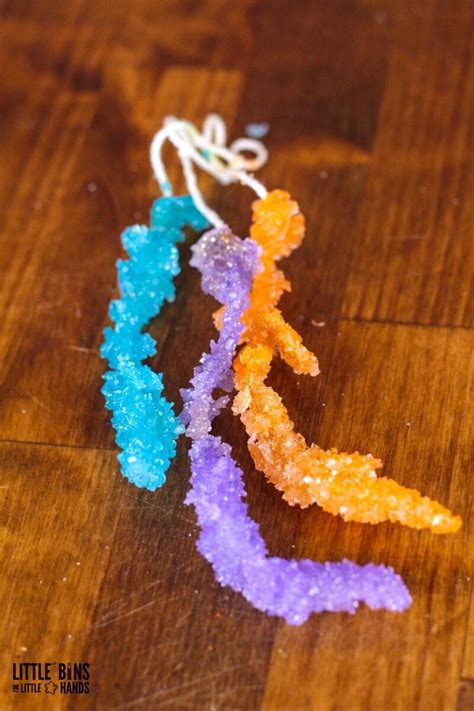 It's also an excellent opportunity to get creative in the kitchen because the color and flavoring combinations you can create are endless. Grow Sugar Crystals for Rock Candy | Diy crystals, Sugar ...