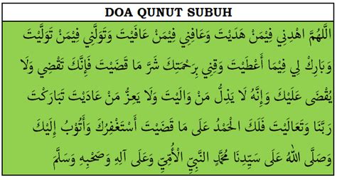 Doa Qunut Subuh Wajib Atau Sunnah Doa Qunut Subuh Lengkap Bacaan Arab Latin Dan Terjemahan