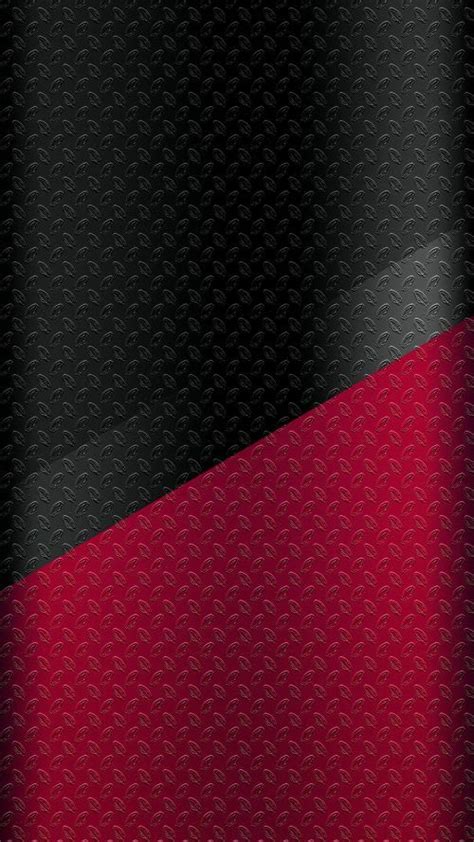 Dark S7 Edge Wallpaper 06 Black And Red Metal Texture