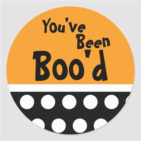 Youve Been Bood Classic Round Sticker In 2020 Youve