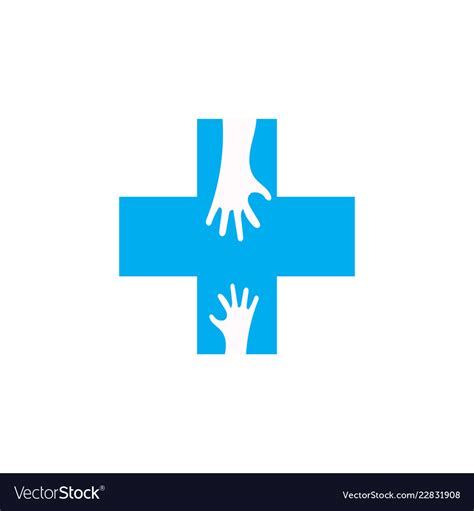 Help Medical Logo Icon Design Royalty Free Vector Image