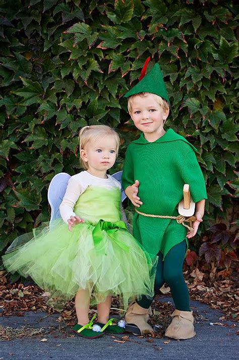 Peter Pan Peter Pan Costume Kids Sibling Halloween Costumes Sister