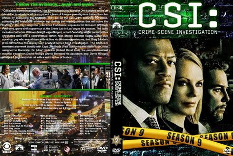 Csi Crime Scene Investigation Season Tv Dvd Custom Covers Csi