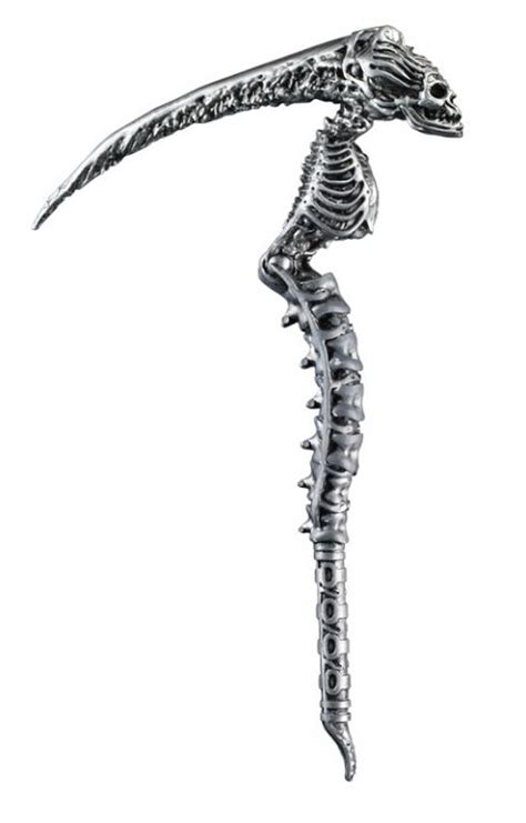 Skeleton Scythe Accessories And Makeup Reaper Costume Weapon Concept