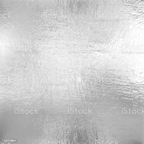 Silver Foil Texture Vector Illustration Stock Illustration Download