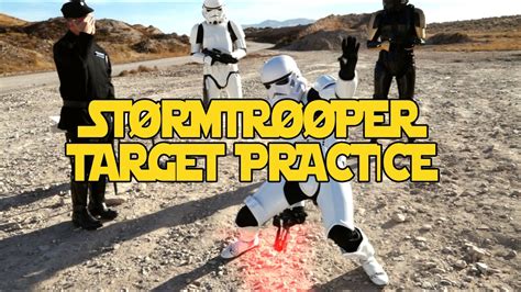 Star Wars Stormtrooper Target Practice Youtube