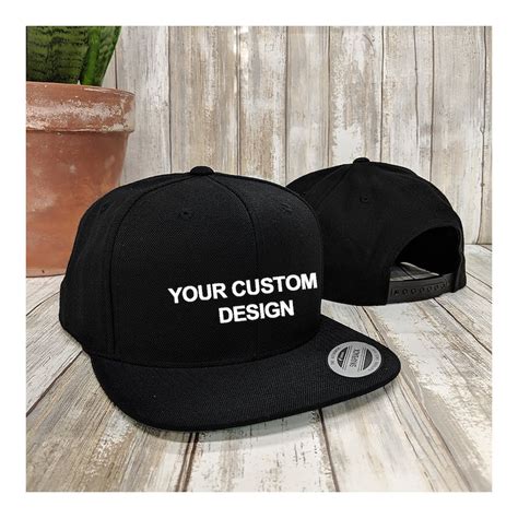 Custom Snapback Hat Yupoong Classic Snap Back Caps Etsy