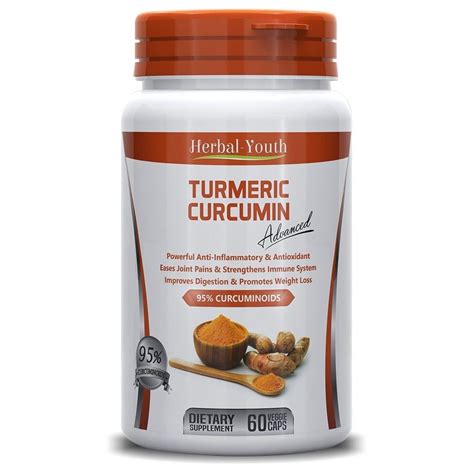 Herbal Youth Turmeric Curcumin Advanced 60 Capsules Shopee Philippines
