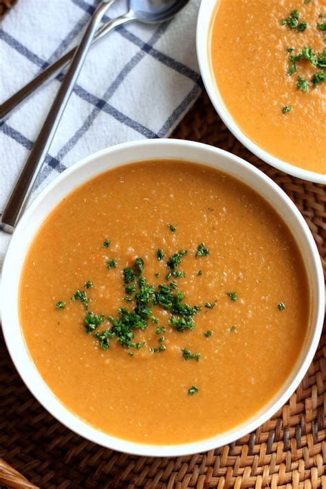 Red Lentil And Carrot Soup With Lemon Green Valley Kitchen