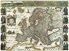 Map of Europe, 1623 Drawing by Jodocus Hondius