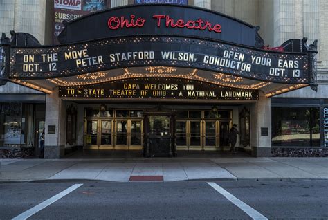 Entrance To The Ohio Theatre A Performing Arts Center In Columbus