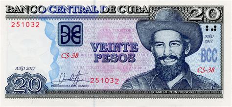 Cuba New Sigdate 2017 20 Peso Note B908l Confirmed Banknotenews
