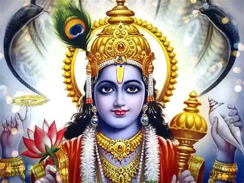 Vishnu Es El Dios De La Protección Y La Bondad Para Los Hindús También