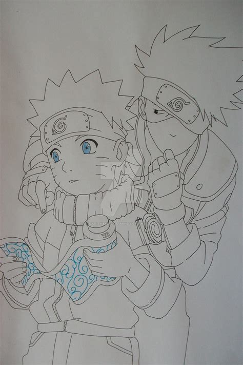 Naruto Uzumaki And Kakashi Hatake By Sakakithemastermind On Deviantart