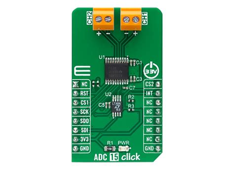 Adc 15 Click Mikroe Mouser