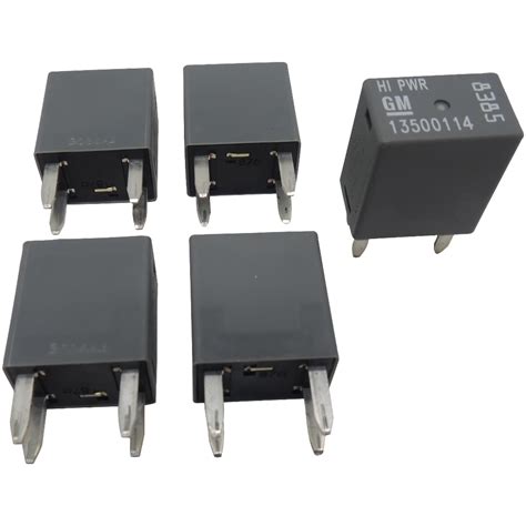 New Oem Gm 4 Pin Relays 5 Pack 13500114 High Power 4 Terminal Relays