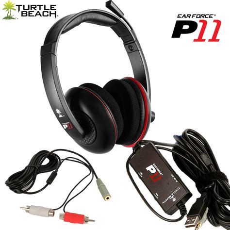 Headset Turtle Beach Ear Force P11 Para Pc Gamer Console Ps3 Shopee