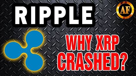3 reasons why xrp price can continue to fall after a 63% crash in four days. Why Ripple XRP CRASHED Today - Ripple XRP News - YouTube