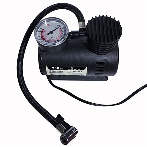 portable mini air compressor pump 12v electric car tire inflator with pressure ebay