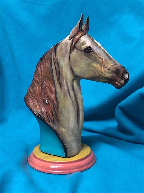 Ceramic Horse Bust Etsy Ceramic Art Art Ceramics