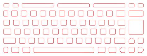Blank Qwerty Keyboard Layout