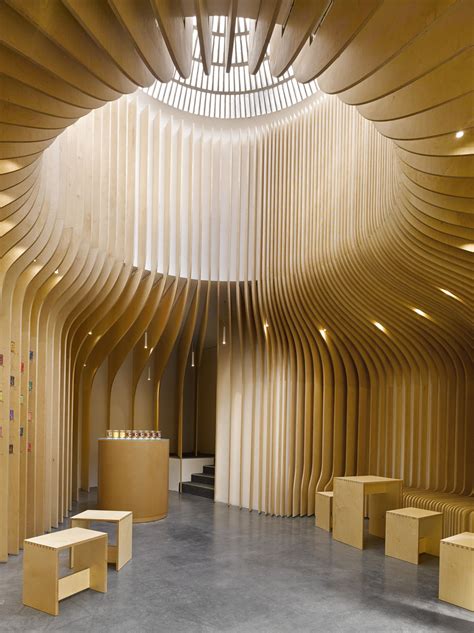 Ip Design A Wooden Lightweight Structure Evokes The Symbolism Of