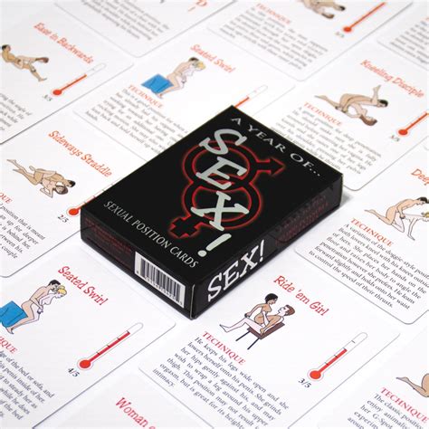 A Year Of Sex Bedroom Commands Who Am I 50 Positions Adult Sexual Cards Game For Couples And