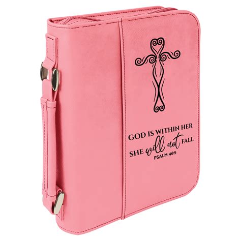 Leather Bible Covers for Women Men Custom Engraved Personalized Book