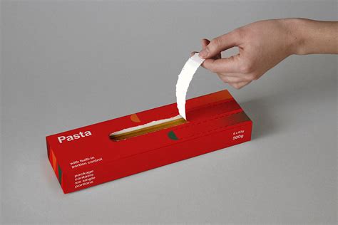 This Packaging Design For Spaghetti Comes With A Built In Portion