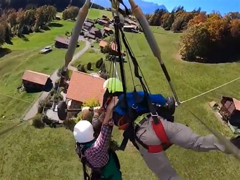 Hang Glider Desperately Clings On After Pilot Forgets To Attach Him In Terrifying Video The