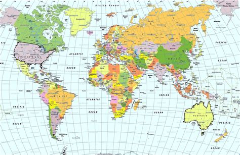 World Map Contour Line Maps Of World
