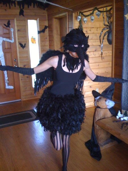 Male Black Raven Costume Raven Costume Raven Halloween Costume Crow