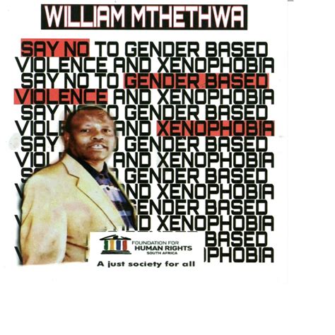 ‎say No To Gender Based Violence And Xenophobia Ep By William