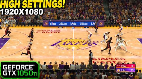 Nba 2k21 Gtx 1050 Tİ 1080p High Settings Youtube