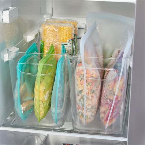 Stasher Clear Silicone Reusable Storage Bags The Container Store