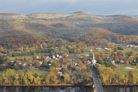 Mount Sugarloaf Autumn Snow Photograph By John Burk Fine Art America