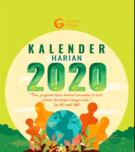 Kalender Harian Muslim 2020 Sahabat Gema Insani Sgi Connect