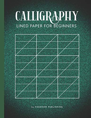 Calligraphy Lined Paper For Beginners A Hand Lettering Calligraphy