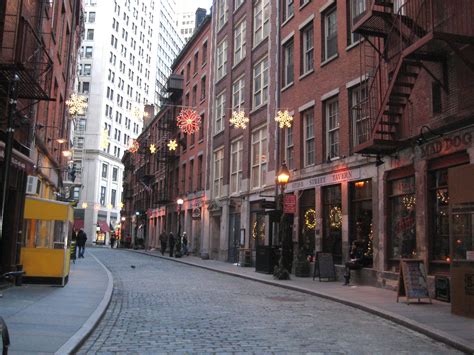 This Is Stone Street Fairly Close To Wall Street Largely Unchanged