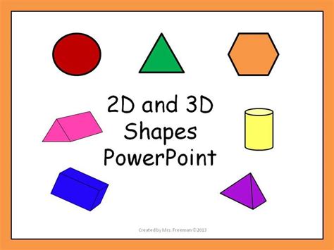 2d And 3d Shapes Powerpoint
